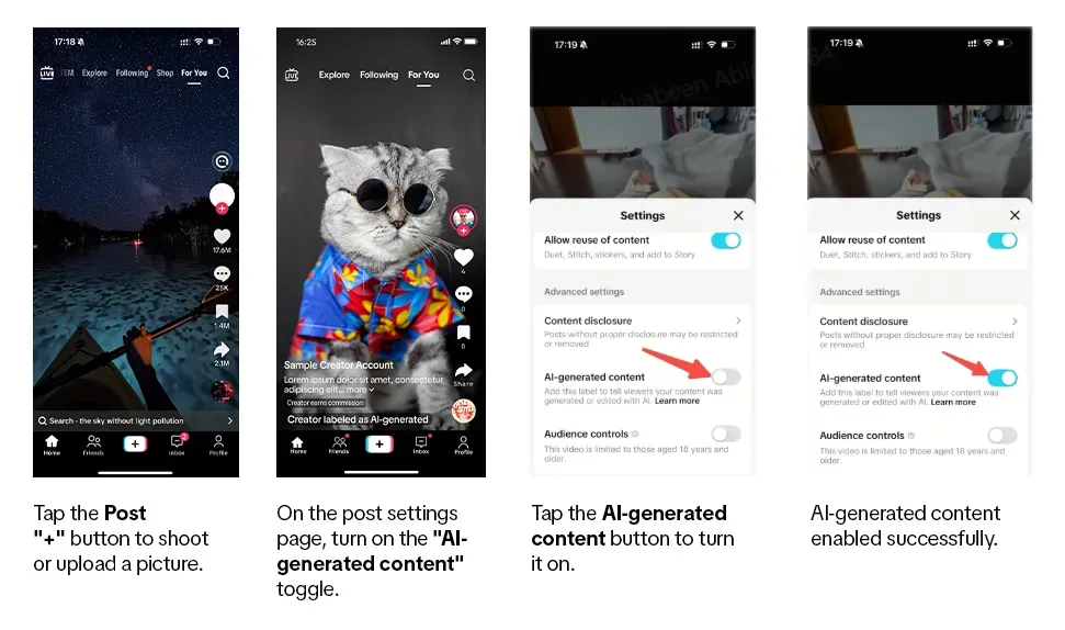 TikTok Shop AI生成内容规则(美国)