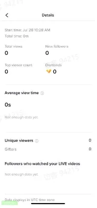 TikTok直播各界面分别是什么？