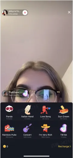 TikTok直播各界面分别是什么？